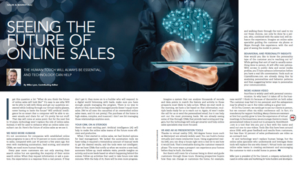 Seeing the Future of Online Sales